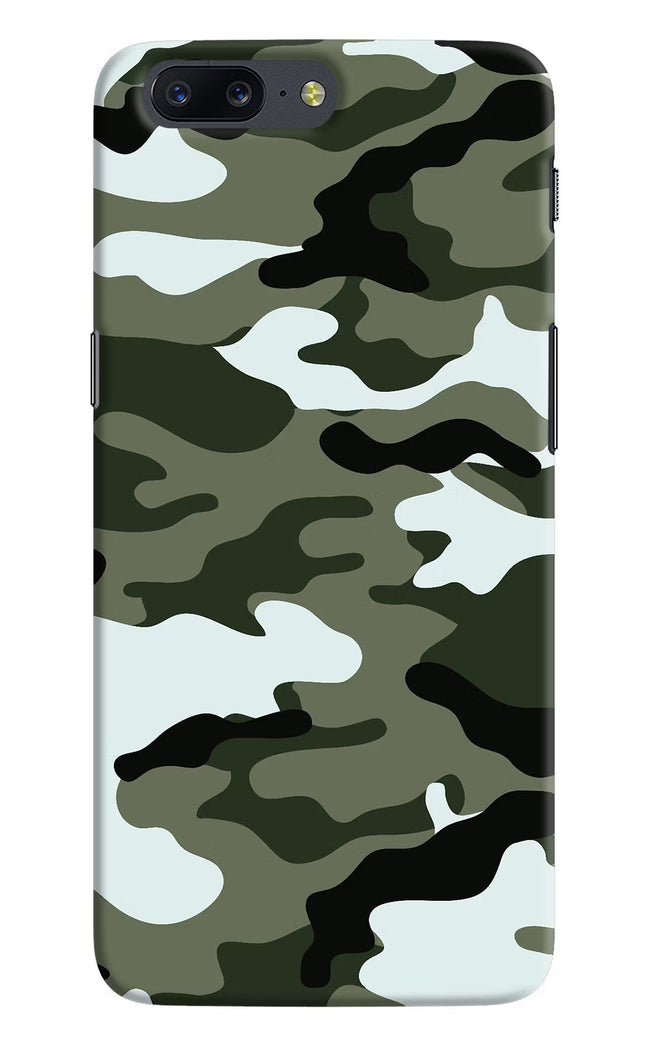 Camouflage Oneplus 5 Hard Case Back Cover by Casekaro