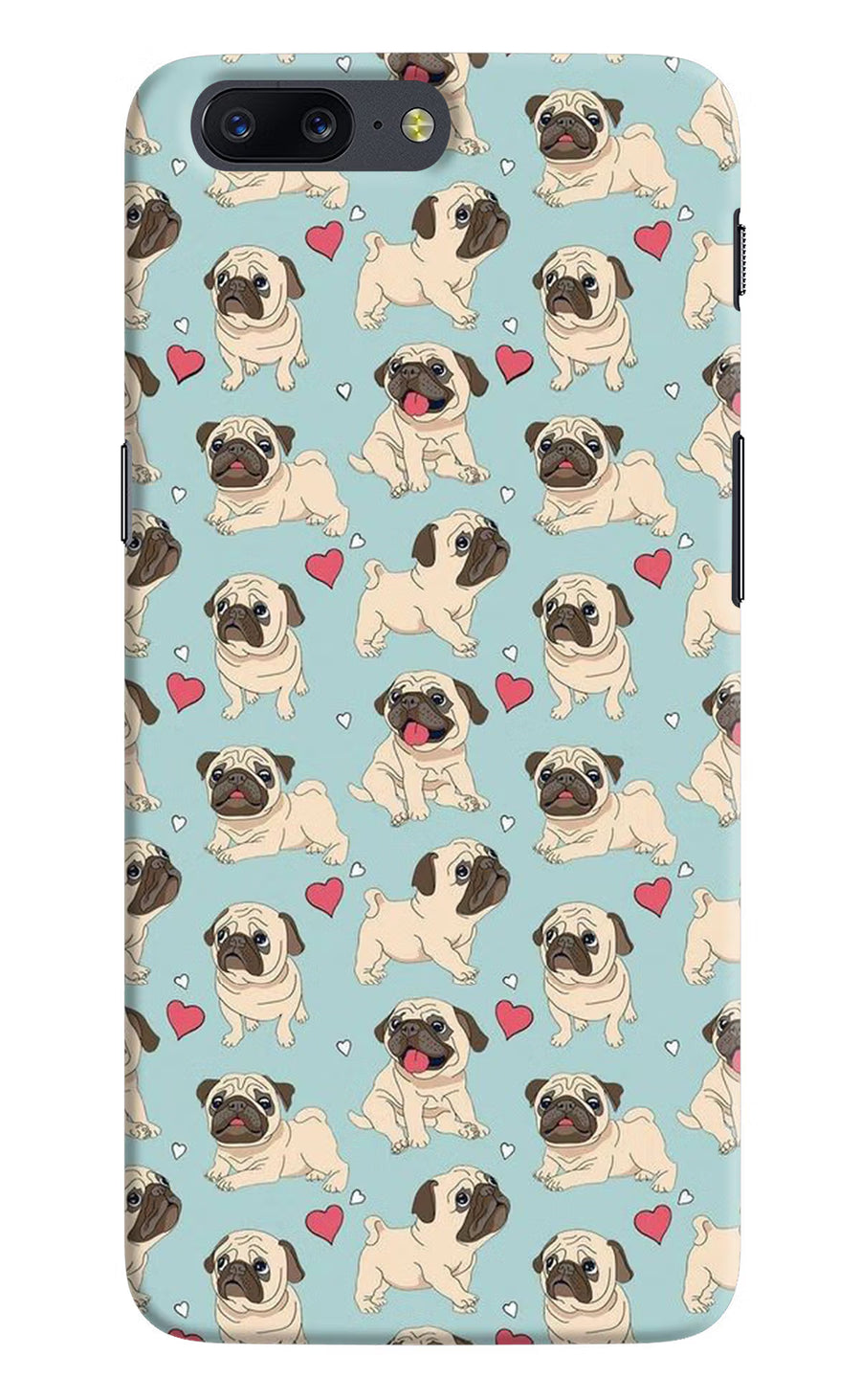 Pug Dog Oneplus 5 Back Cover, Hard case