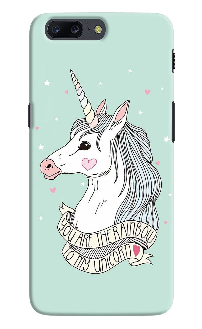 Unicorn Wallpaper Oneplus 5 Hard Case Back Cover by Casekaro