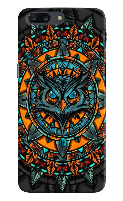 Angry Owl Art Oneplus 5 Back Cover
