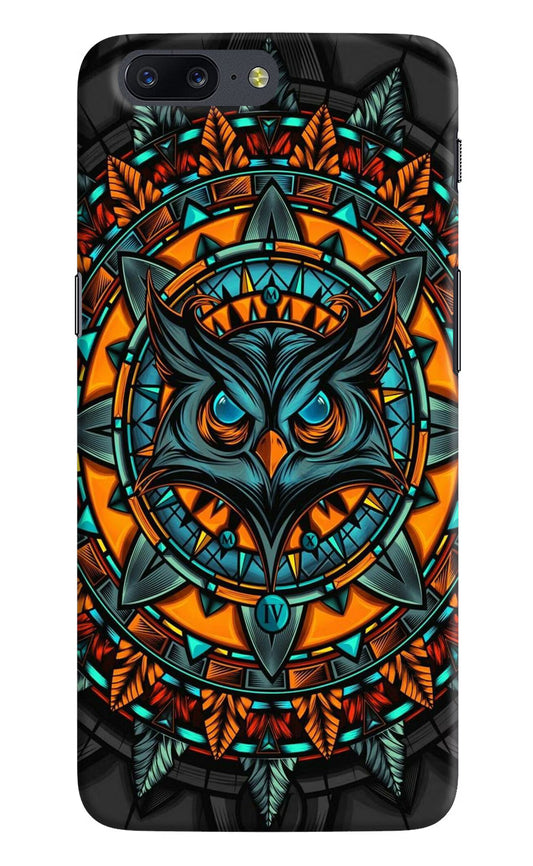 Angry Owl Art Oneplus 5 Hard Case Back Cover by Casekaro