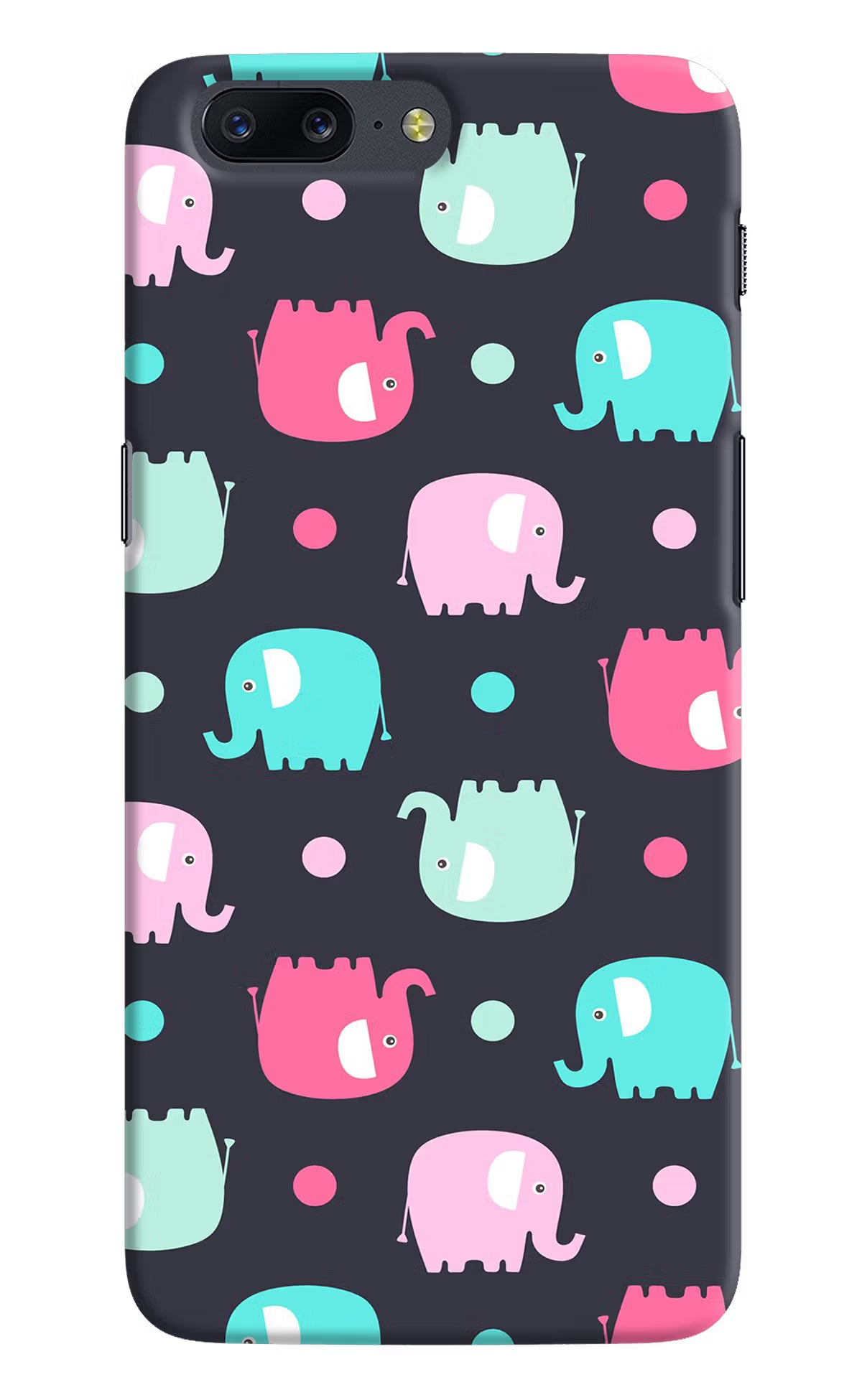 Elephants Oneplus 5 Hard Case Back Cover by Casekaro