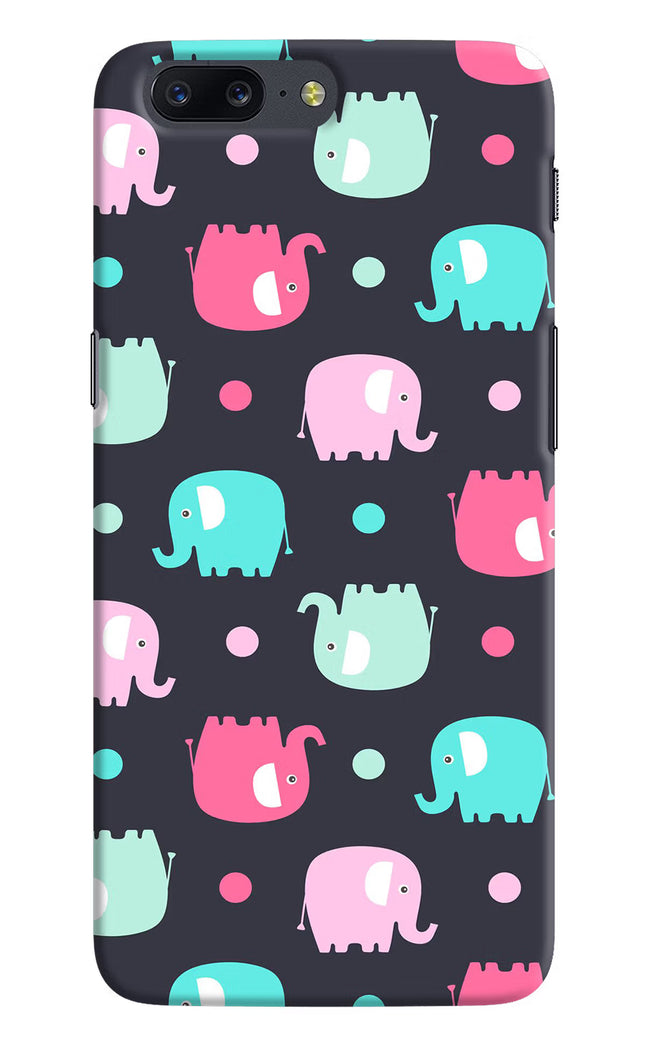 Elephants Oneplus 5 Hard Case Back Cover by Casekaro