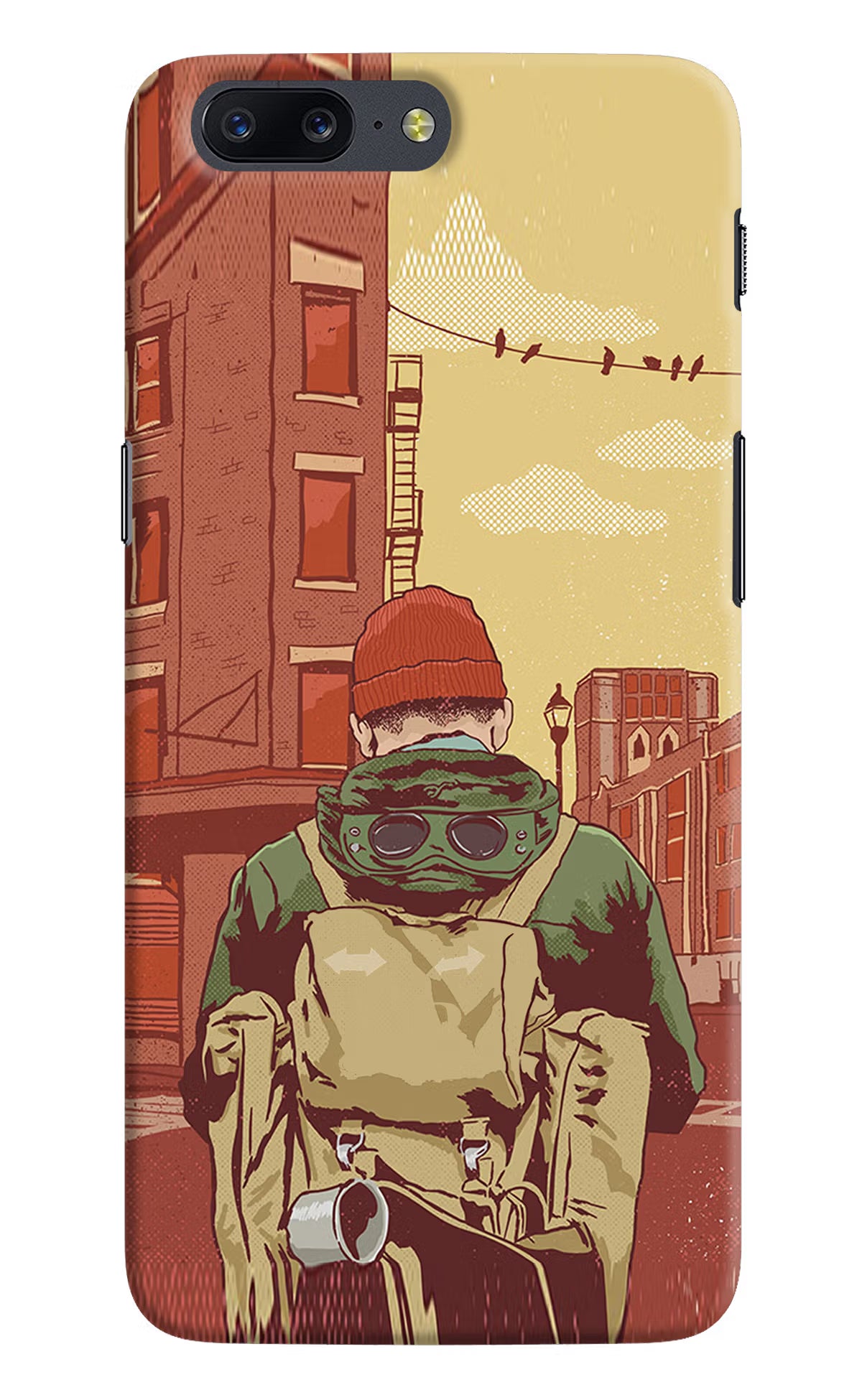 Adventurous Oneplus 5 Hard Case Back Cover by Casekaro