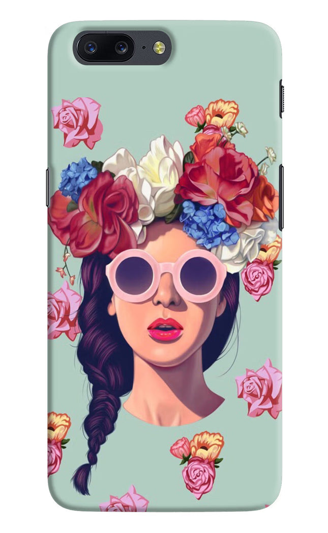Pretty Girl Oneplus 5 Hard Case Back Cover by Casekaro