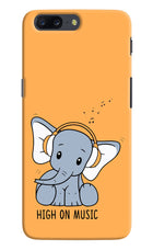 High On Music Oneplus 5 Hard Case Back Cover by Casekaro