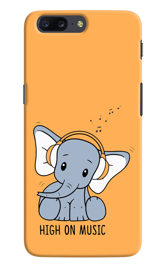 High On Music Oneplus 5 Hard Case Back Cover by Casekaro