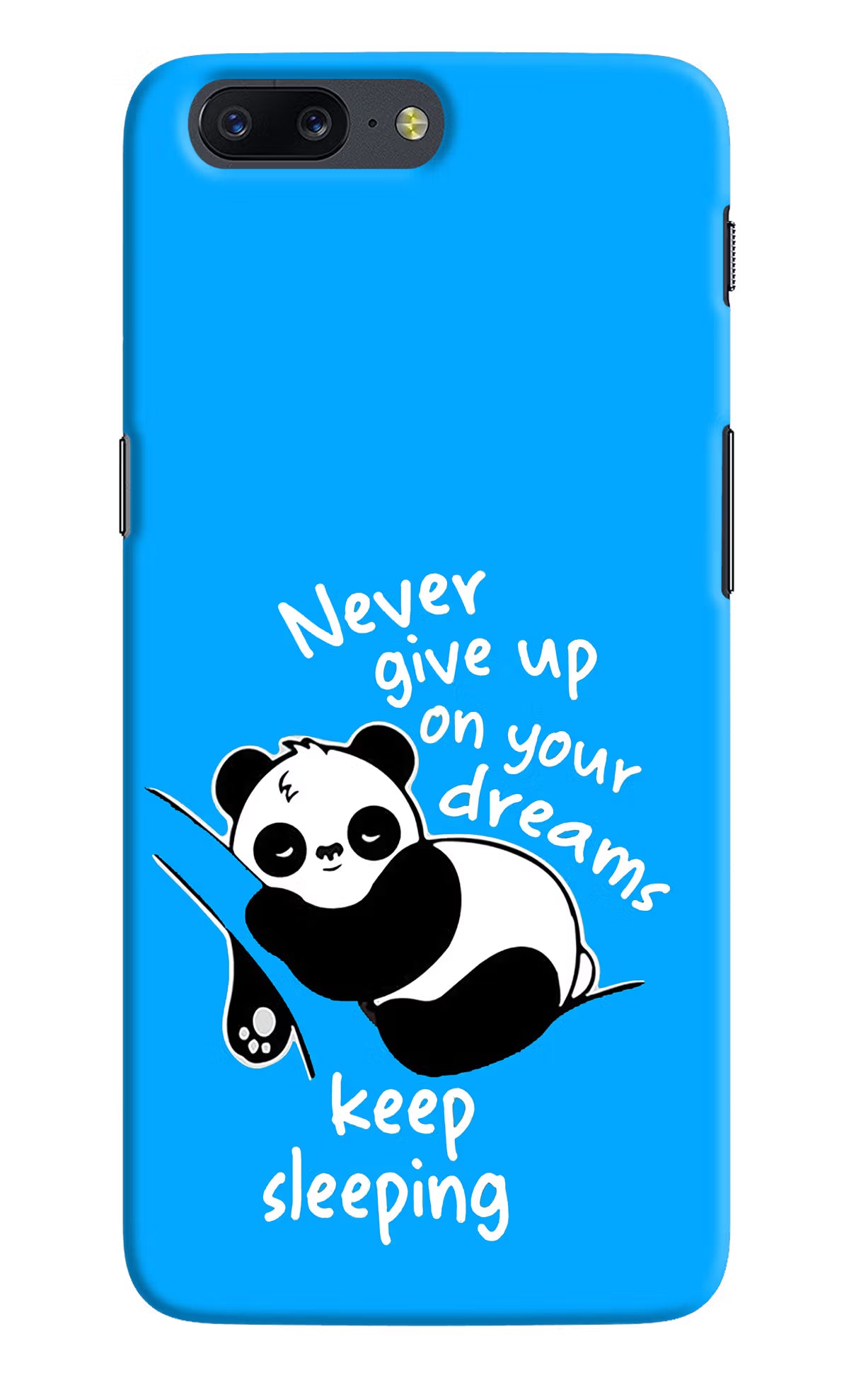 Keep Sleeping Oneplus 5 Hard Case Back Cover by Casekaro