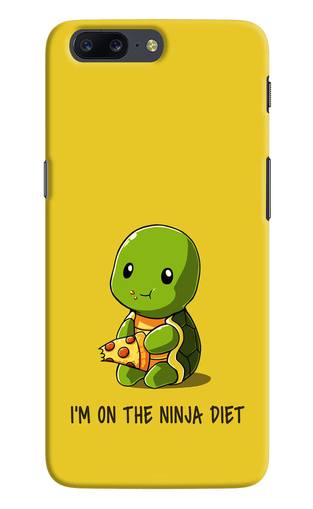 I'm on Ninja Diet Oneplus 5 Hard Case Back Cover by Casekaro
