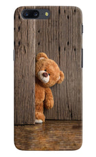 Teddy Wooden Oneplus 5 Hard Case Back Cover by Casekaro
