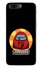 Among Us Shhh! Oneplus 5 Hard Case Back Cover by Casekaro