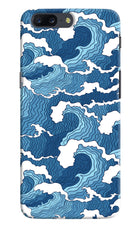 Blue Waves Oneplus 5 Hard Case Back Cover by Casekaro