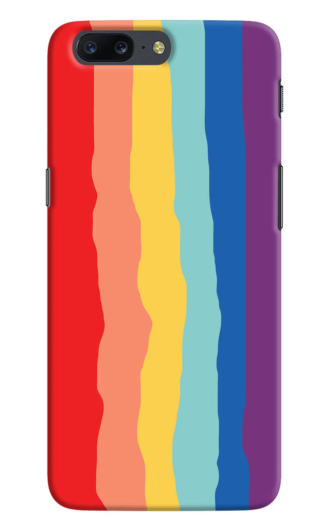 Rainbow Oneplus 5 Hard Case Back Cover by Casekaro