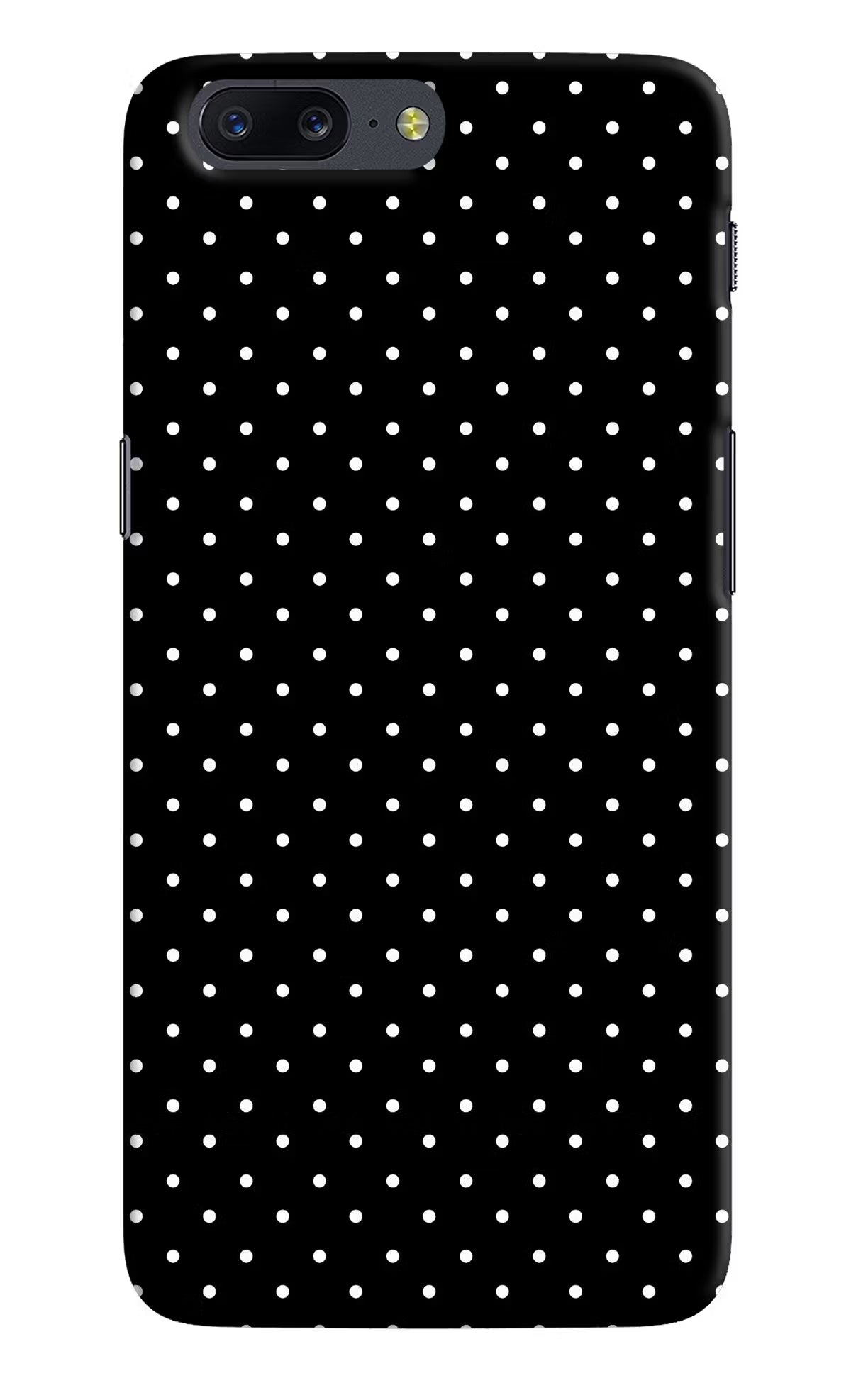 White Dots Oneplus 5 Hard Case Back Cover by Casekaro