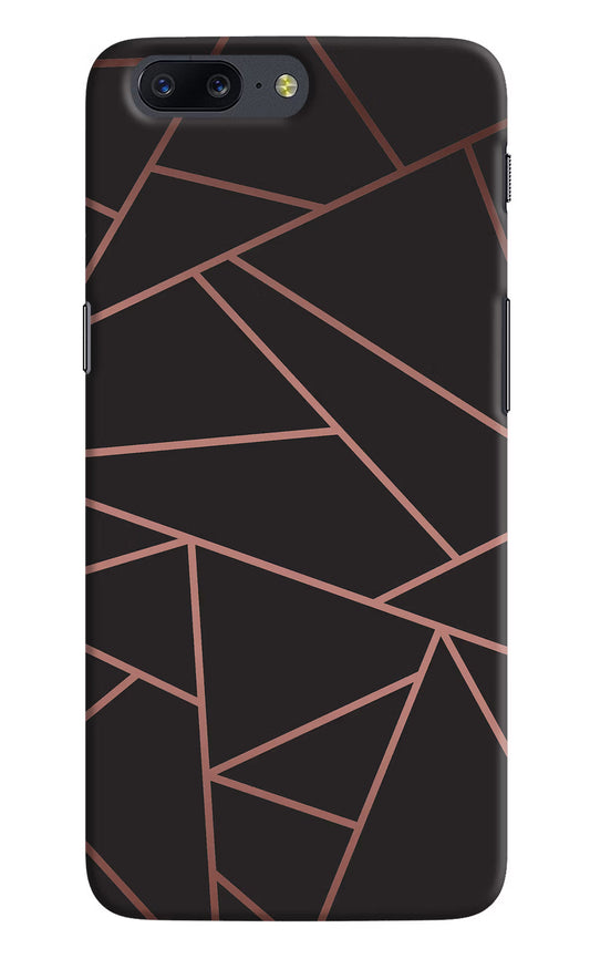 Geometric Pattern Oneplus 5 Hard Case Back Cover by Casekaro