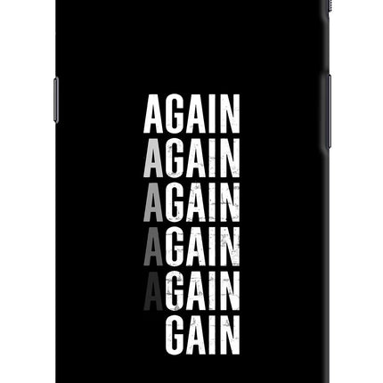Again Again Gain Oneplus 5 Hard Case Back Cover by Casekaro