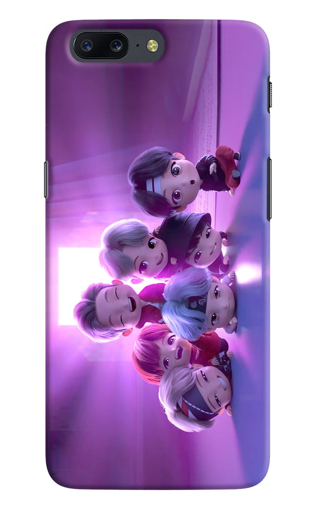 BTS Chibi Oneplus 5 Hard Case Back Cover by Casekaro