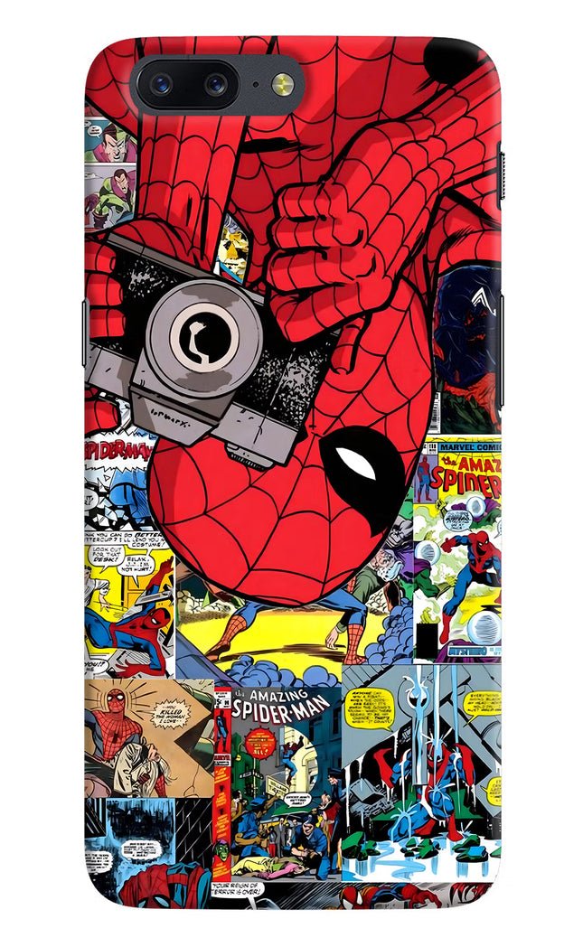 Spider Man Oneplus 5 Hard Case Back Cover by Casekaro