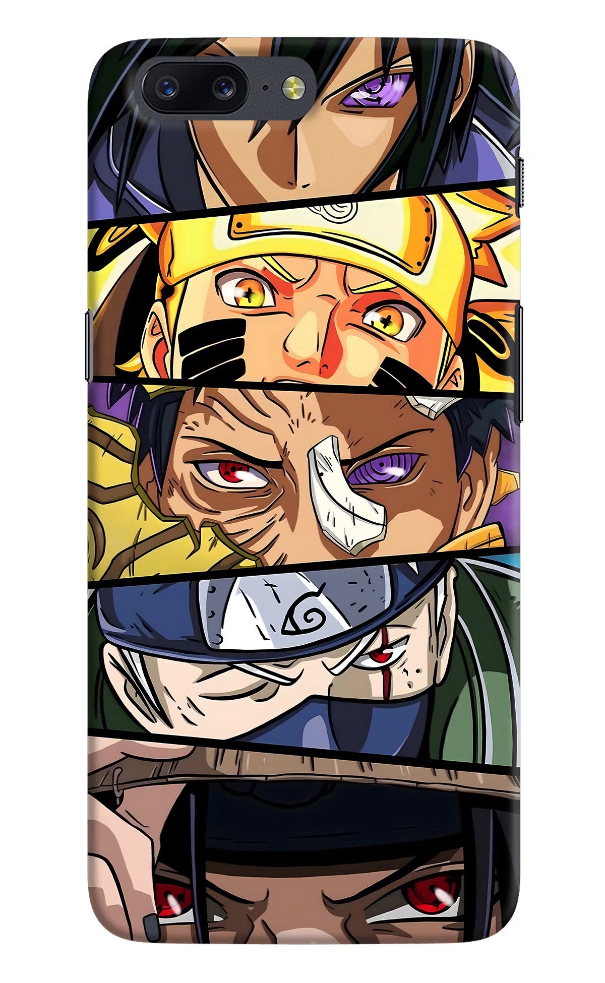 Naruto Character Oneplus 5 Hard Case Back Cover by Casekaro