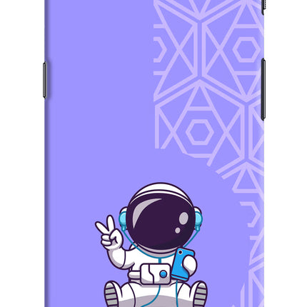 Cute Astronaut Chilling Oneplus 5 Hard Case Back Cover by Casekaro