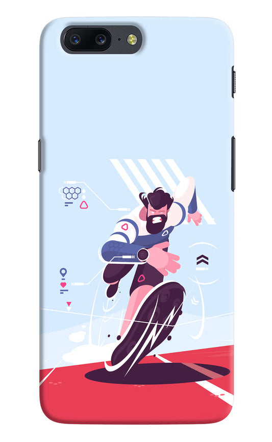 Run Pro Oneplus 5 Hard Case Back Cover by Casekaro