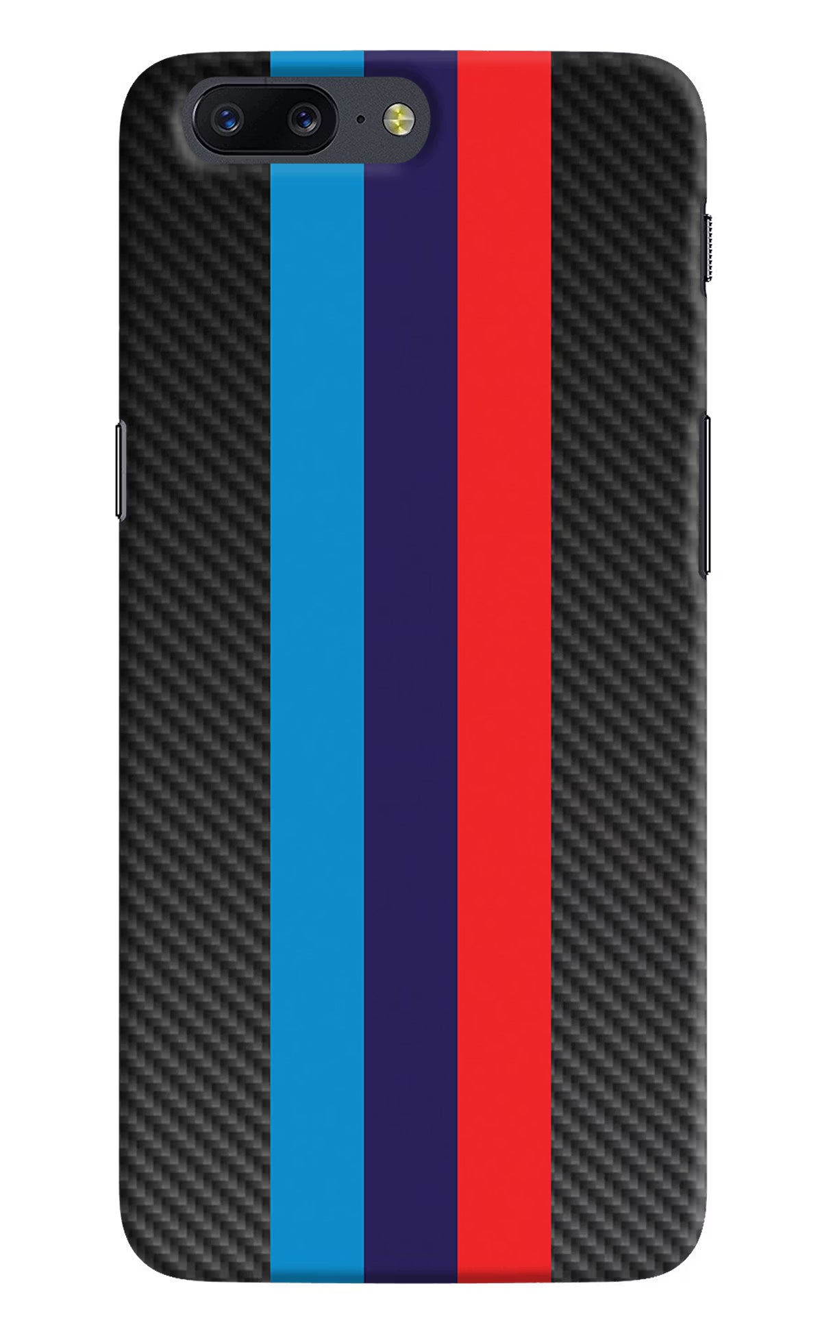 BMW Stripes Pattern Oneplus 5 Hard Case Back Cover by Casekaro