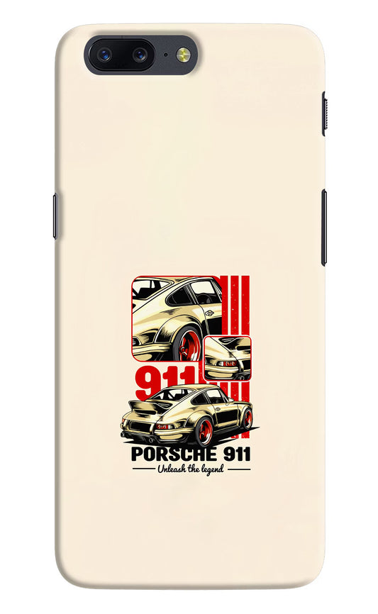 Classic Porsche 911 Oneplus 5 Hard Case Back Cover by Casekaro
