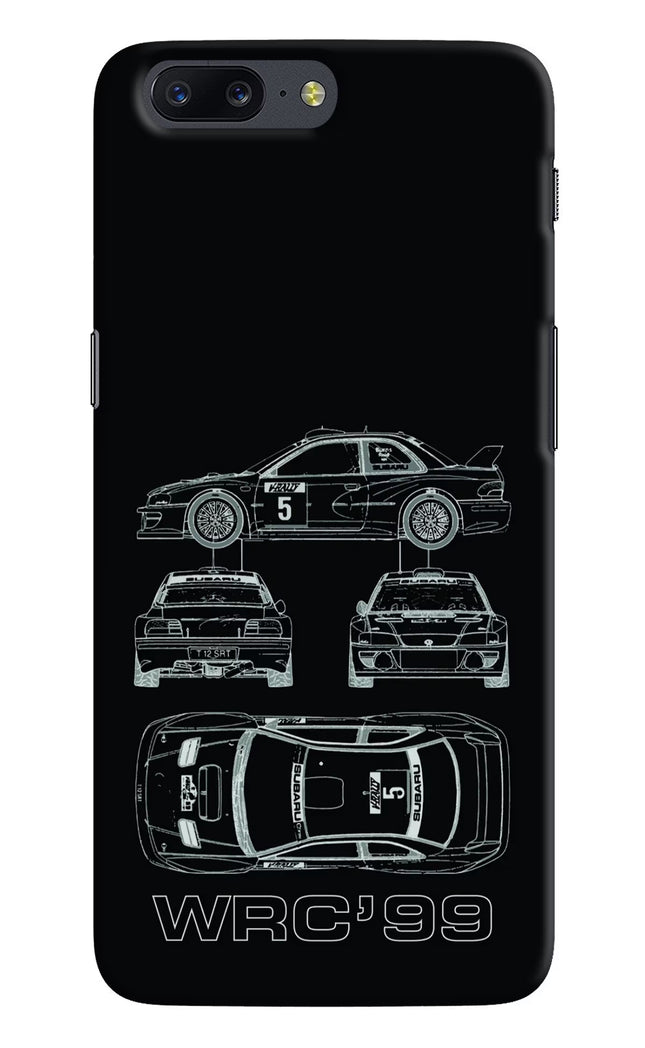 WRC'99 Oneplus 5 Hard Case Back Cover by Casekaro