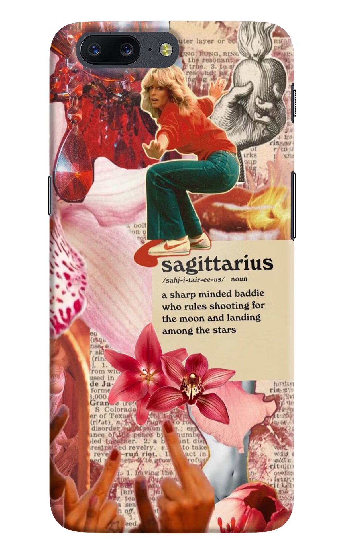 Sagittarius Zodiac Oneplus 5 Hard Case Back Cover by Casekaro