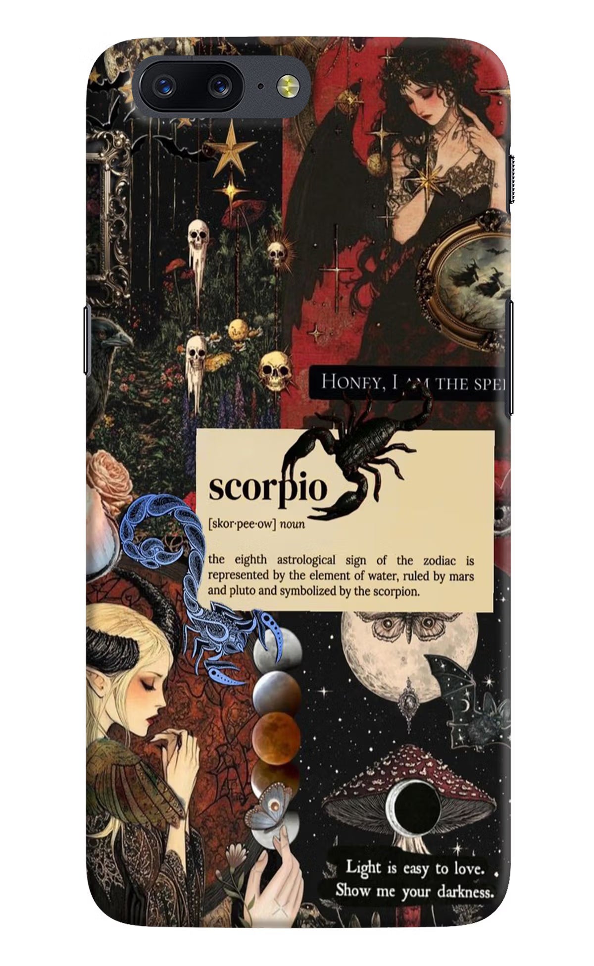 Scorpio Zodiac Oneplus 5 Hard Case Back Cover by Casekaro