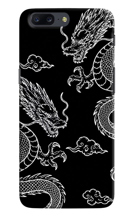 Twin Dragons Oneplus 5 Hard Case Back Cover by Casekaro