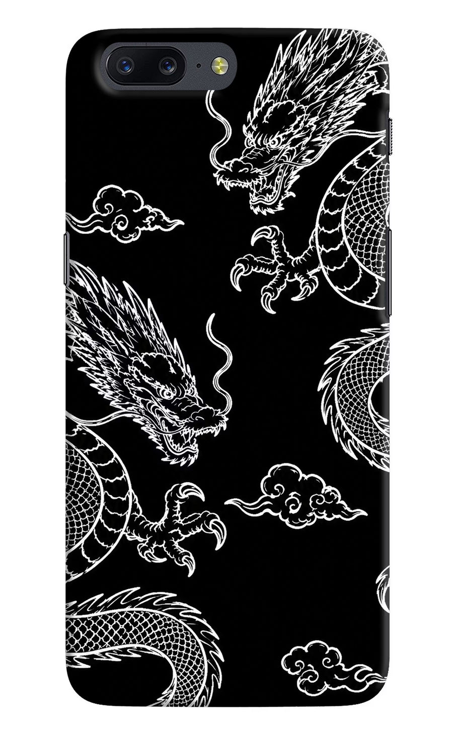 Twin Dragons Oneplus 5 Back Cover, Hard case