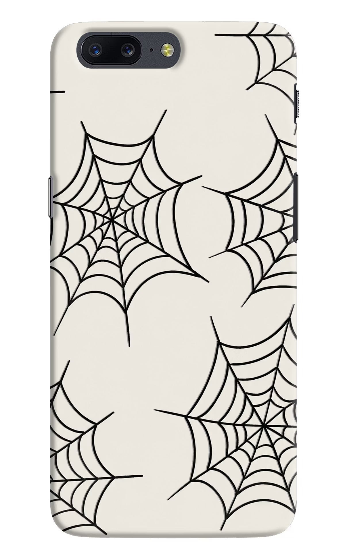 Spider Web Oneplus 5 Hard Case Back Cover by Casekaro
