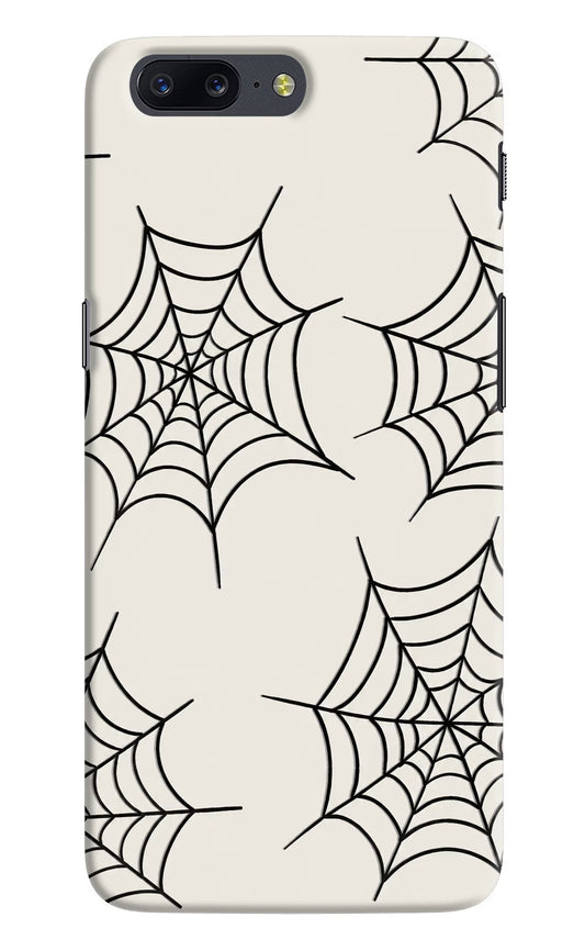 Spider Web Oneplus 5 Hard Case Back Cover by Casekaro