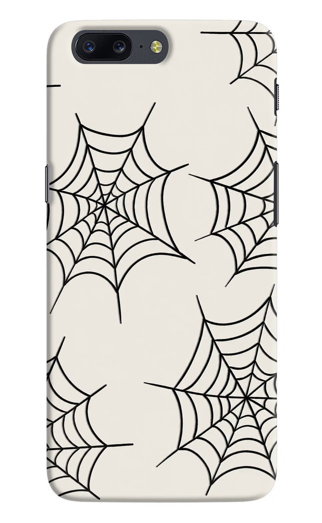 Spider Web Oneplus 5 Hard Case Back Cover by Casekaro