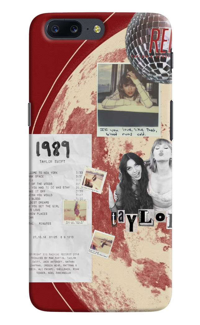 Taylor Swift Oneplus 5 Hard Case Back Cover by Casekaro