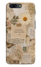 Vintage case Oneplus 5 Hard Case Back Cover by Casekaro