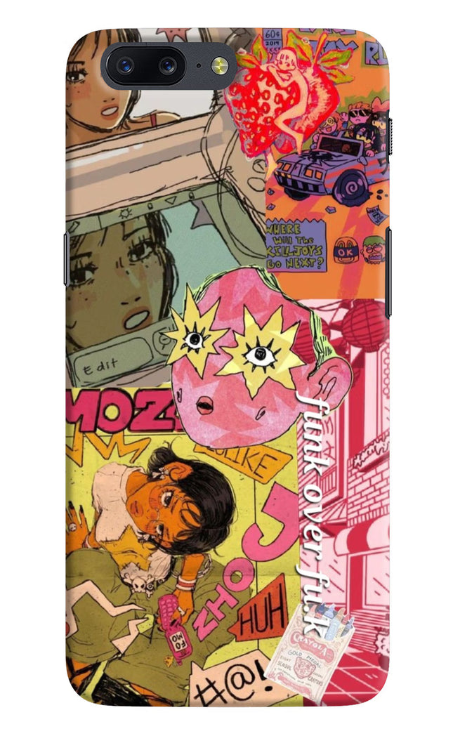 Funkover Oneplus 5 Hard Case Back Cover by Casekaro