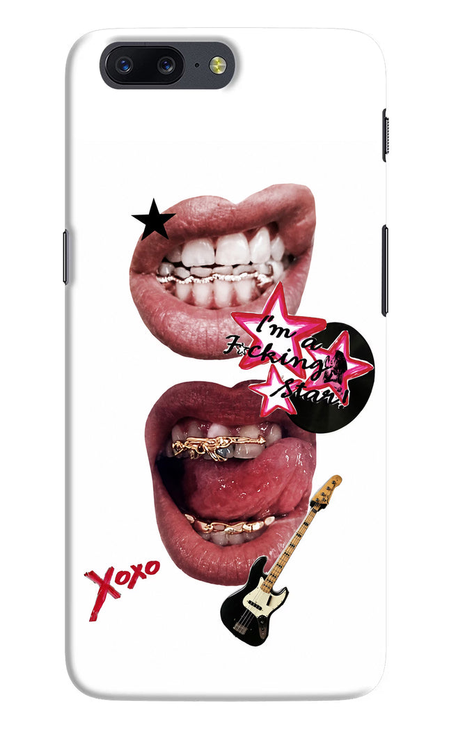 Rockstar Oneplus 5 Hard Case Back Cover by Casekaro