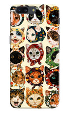 Cool Cat Oneplus 5 Hard Case Back Cover by Casekaro