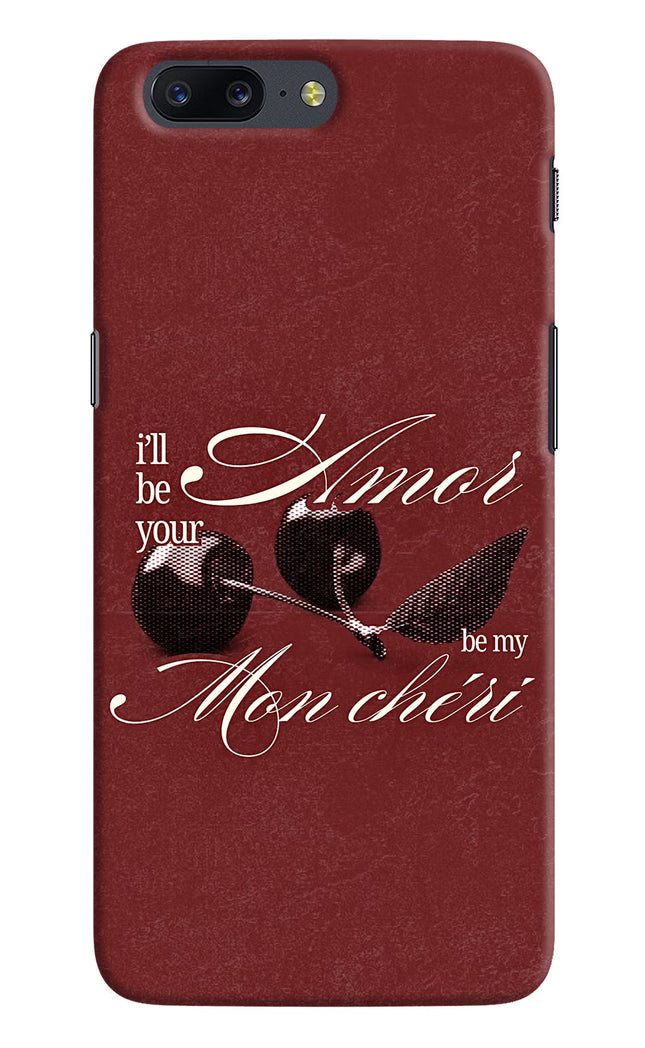 Velvet Cherry Oneplus 5 Hard Case Back Cover by Casekaro