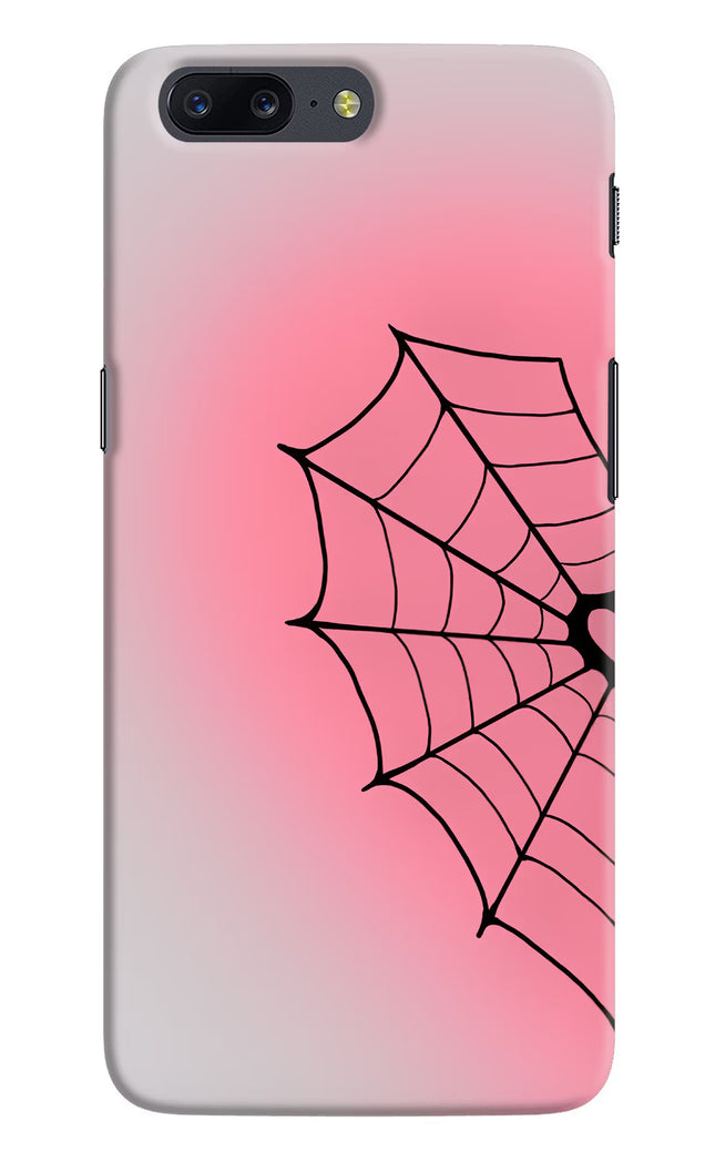 Pink Web Oneplus 5 Hard Case Back Cover by Casekaro