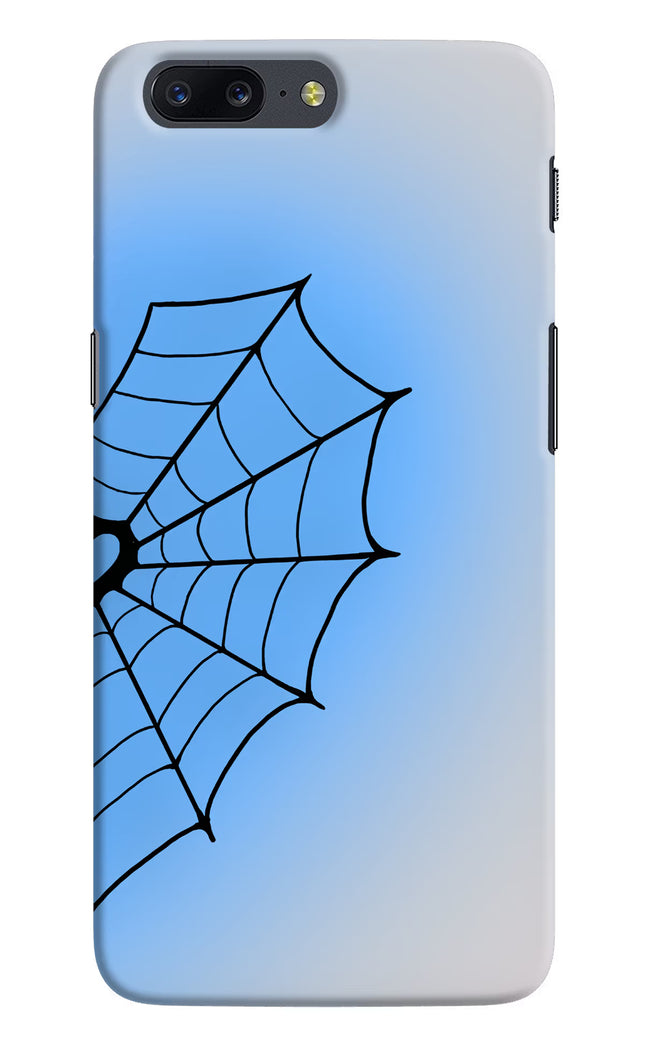Blue Web Oneplus 5 Hard Case Back Cover by Casekaro