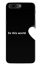 This World Oneplus 5 Hard Case Back Cover by Casekaro