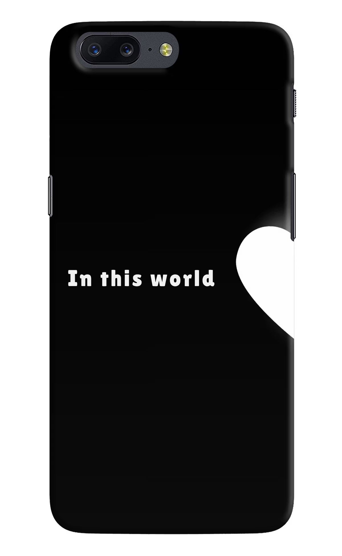This World Oneplus 5 Back Cover