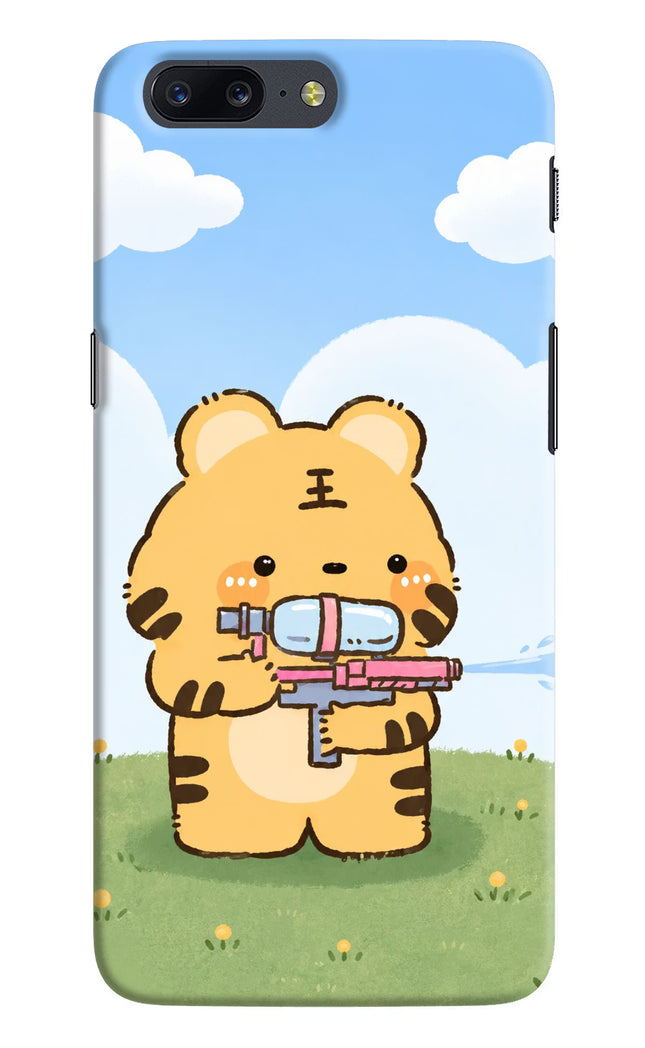 Tiger Treat Oneplus 5 Hard Case Back Cover by Casekaro