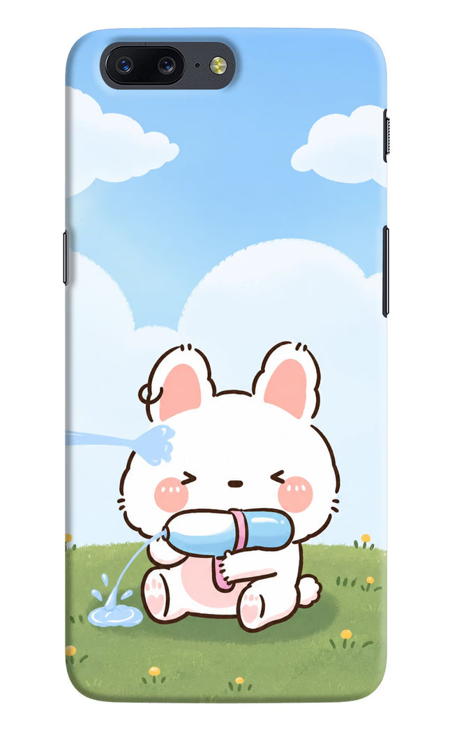 Bunny Treat Oneplus 5 Hard Case Back Cover by Casekaro