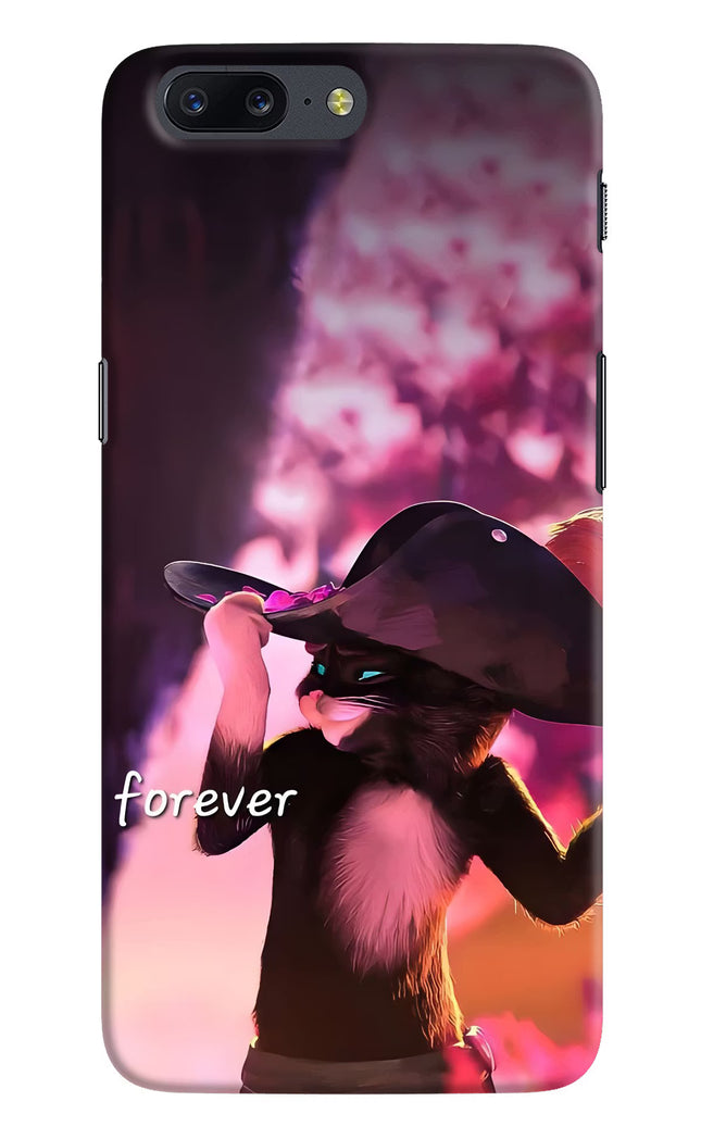 Forever Cat Oneplus 5 Hard Case Back Cover by Casekaro