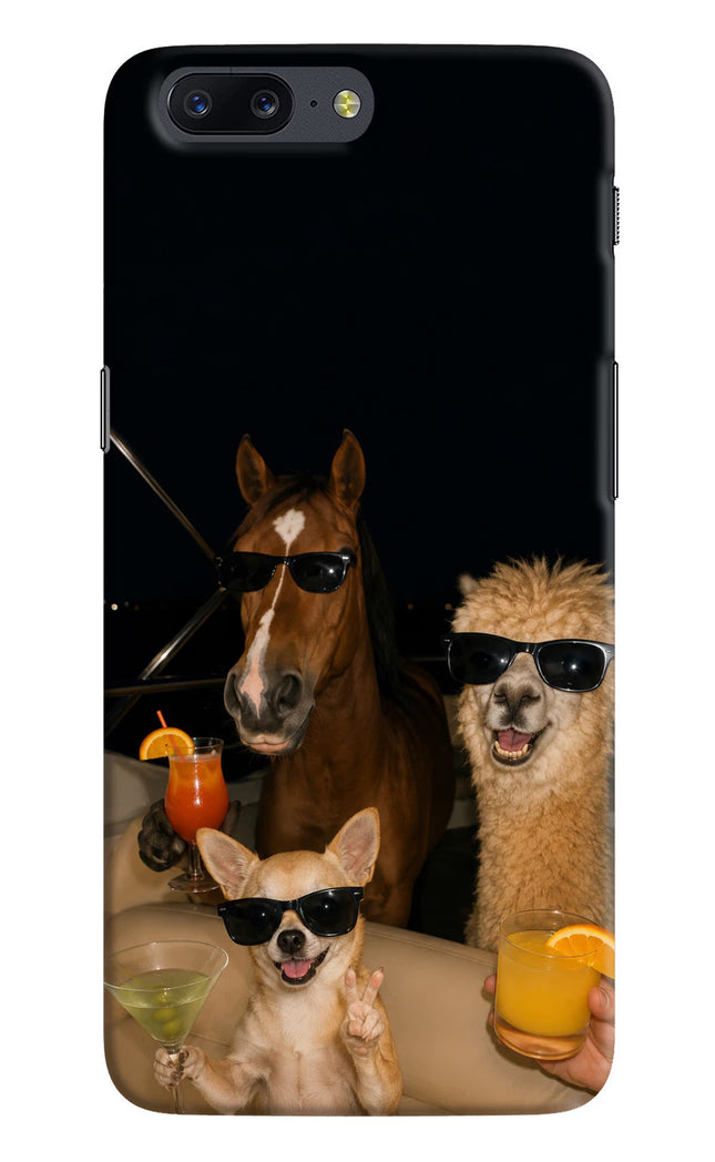 Party Squad Oneplus 5 Hard Case Back Cover by Casekaro