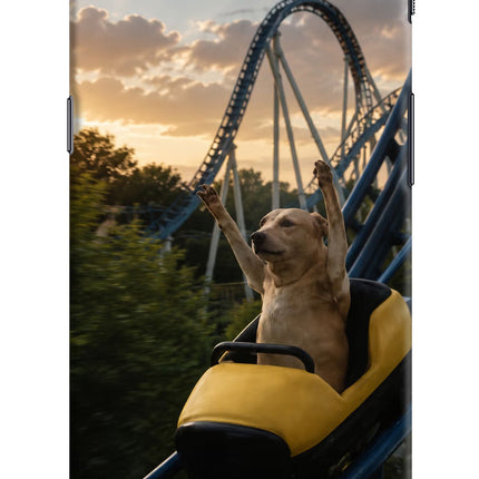 Rollercoaster Dog Oneplus 5 Hard Case Back Cover by Casekaro